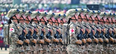 云上速配  精兵不分男女，厚植保障根底——直击联勤保障部队方队受阅